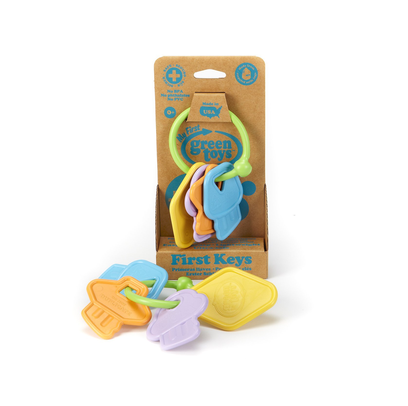 Green Toys My First Keys Baby Toy - Image 5